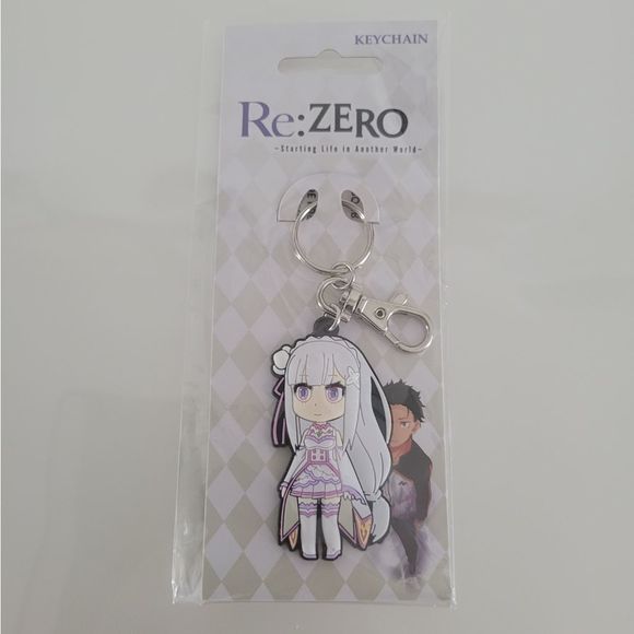 Re:Zero - Emilia Keychain - Picture 1 of 3